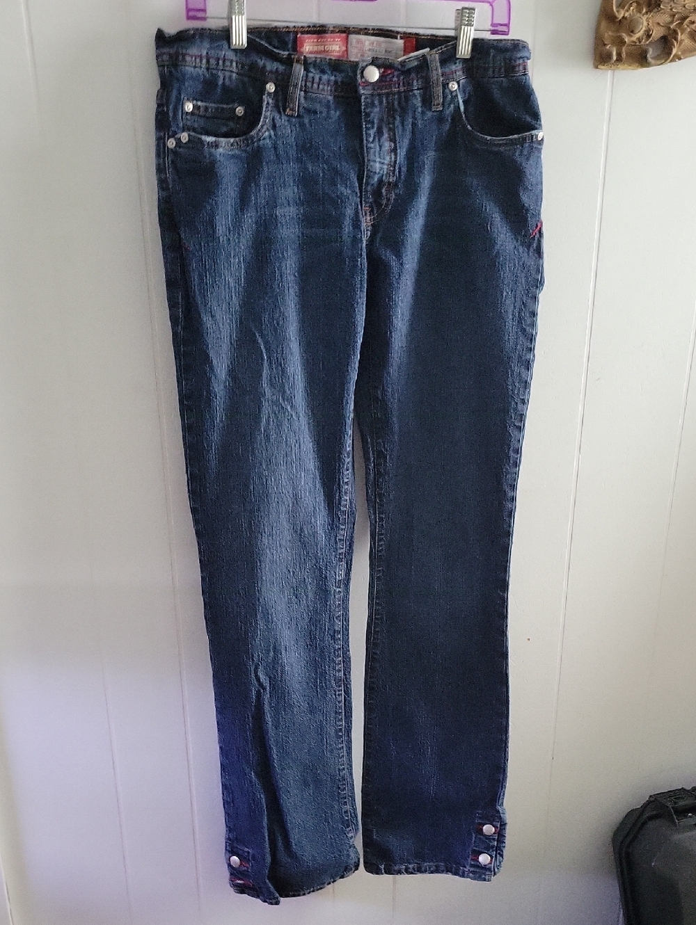 Extra Long Women’s Boot-Cut Jeans in Dark Blue